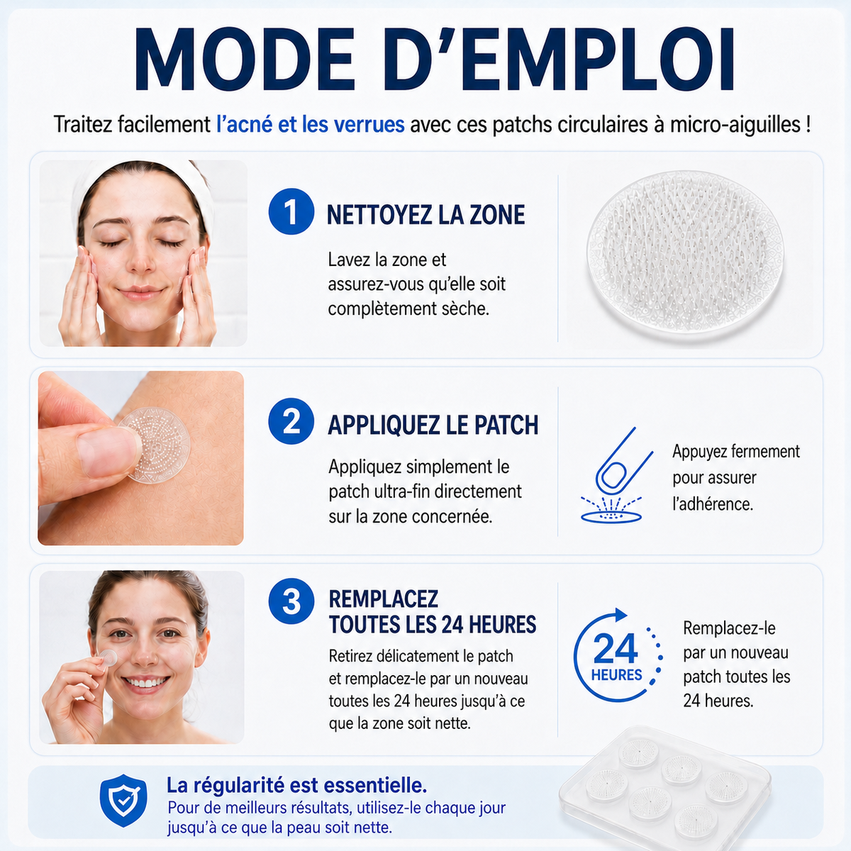 👩‍⚕️👍 𝐵𝑜𝑢𝑡𝑖𝑞𝑢𝑒 𝑂𝑓𝑓𝑖𝑐𝑖𝑒𝑙𝑙𝑒 | 𝑵𝐞𝒌𝐢𝐬𝐬® 🌿𝑴𝒊𝒄𝒓𝒐𝒏𝒆𝒆𝒅𝒍𝒆𝒔 𝑷𝒆𝒂𝒖 𝑷𝒂𝒓𝒇𝒂𝒊𝒕𝒆 É𝒍𝒊𝒎𝒊𝒏𝒂𝒕𝒊𝒐𝒏 𝑫𝒆𝒔 𝑽𝒆𝒓𝒓𝒖𝒆𝒔 𝑷𝒂𝒕𝒄𝒉 (𝑃𝑜𝑢𝑟 𝑙𝑒𝑠 𝑎𝑐𝑟𝑜𝑐ℎ𝑜𝑟𝑑𝑜𝑛𝑠, 𝑙𝑒𝑠 𝑝𝑒𝑡𝑖𝑡𝑒𝑠 𝑒𝑥𝑐𝑟𝑜𝑖𝑠𝑠𝑎𝑛𝑐𝑒𝑠 𝑐𝑢𝑡𝑎𝑛é𝑒𝑠, 𝑙𝑒𝑠 𝑣𝑒𝑟𝑟𝑢𝑒𝑠, 𝑙𝑒𝑠 𝑔𝑟𝑎𝑖𝑛𝑠 𝑑𝑒 𝑏𝑒𝑎𝑢𝑡é, 𝑙𝑒𝑠 𝑡𝑎𝑐ℎ𝑒𝑠 𝑑𝑒 𝑣𝑖𝑒𝑖𝑙𝑙𝑒𝑠𝑠𝑒 𝑒𝑡 𝑙𝑒𝑠 𝑝𝑟𝑜𝑏𝑙è𝑚𝑒𝑠 𝑑𝑒 𝑝𝑖𝑔𝑚𝑒𝑛𝑡𝑎𝑡𝑖𝑜𝑛)